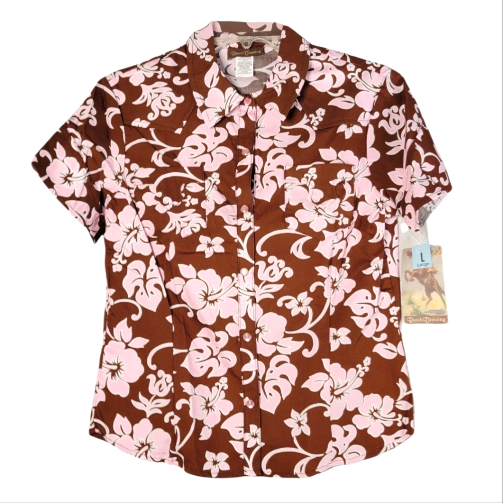 NWT Women's Ranch Dressing short sleeve shirt